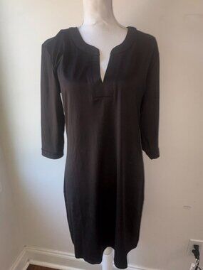 NEW NWT Mary Square Conquer the World Black Dress size S Spandex Classic Stretch